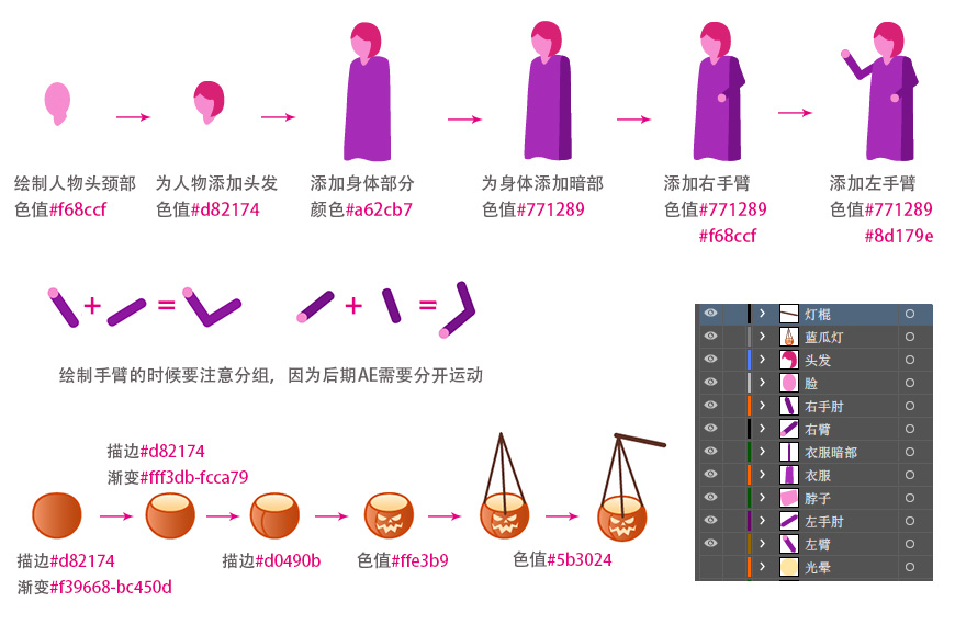 AI+AE教程！手把手教你表现万圣节动态场景