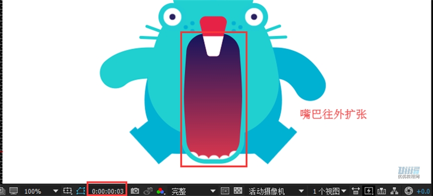 AI+AE教程！从零开始制作一只活蹦乱跳的小兔子